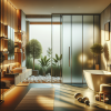 Convierte tu baño en un oasis de relajación con puertas correderas