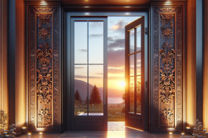 Puertas correderas de entrada: impresiona a tus invitados desde el primer momento Puertas correderas de entrada: impresiona a tus invitados desde el primer momento