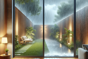 Puertas correderas de exterior: protección contra los elementos