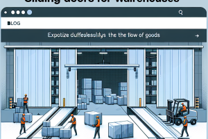 Puertas correderas para almacenes: optimiza el flujo de mercancías