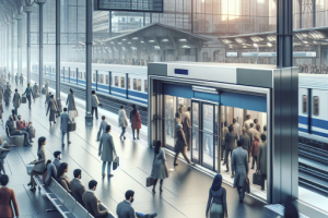 Puertas correderas para estaciones de tren: flujo seguro de pasajeros