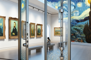 Puertas correderas para galerías de arte: seguridad y elegancia