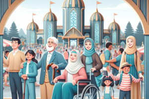 Puertas correderas para parques temáticos: accesibilidad y comodidad para visitantes